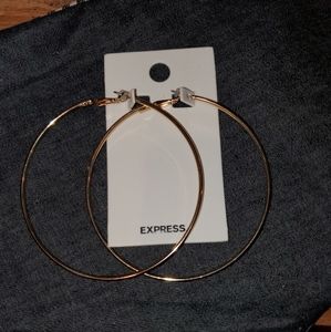 NWT Express hoop earrings